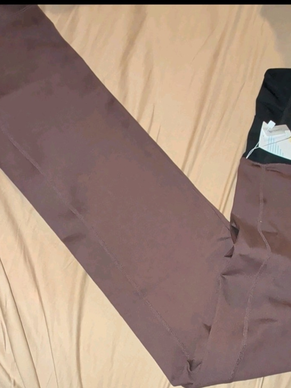 Z by Zella Maternity High Rise Leggings M Medium in Burgandy/brown NWT
